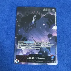 Caesar Clown (002) (Parallel) OP10-002 Royal Blood Foil - Image 1