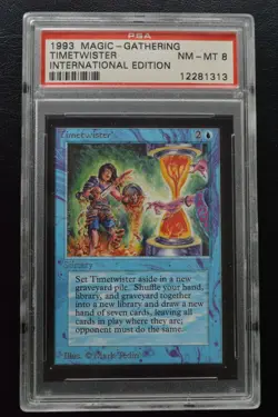 Magic The Gathering MTG TIMETWISTER International Edition NM Graded PSA 8 - Image 1