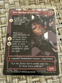 Clive Ifrit’s Dominant Magic The Gathering Final Fantasy Mythic 0318 Borderless - Image 2
