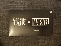 MTG: Secret Lair x Marvel: Captain America, Foil SEALED, BRAND NEW - Image 1