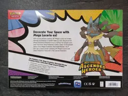 Pokemon TCG Mega Evolution Ascended Heroes Premium Poster Collection Lucario - Image 2