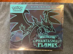Pokemon Mega Evolution: Phantasmal Flames Elite Trainer Box Factory Sealed ETB - Image 1