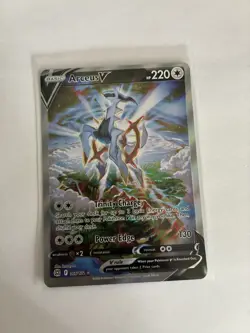 Pokemon Arceus V 166/172 Swsh09 Brilliant Stars Ultra Rare Full Art Holo 220 HP - Image 1