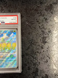 2024 POKEMON TWM EN SUNFLORA ILLUSTRATION RARE #169 NM-MT PSA 8 - Image 2