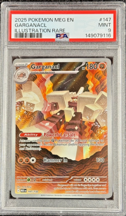 2025 POKEMON MEGA EVOLUTION EN GRAGANACL ILLUSTRATION RARE #147 MINT 💎 PSA 9 - Image 1
