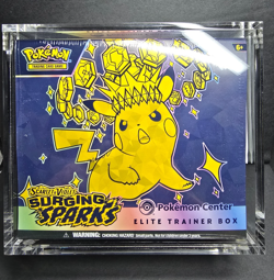 Pokemon TCG Pokemon Center Surging Sparks Elite Trainer Box ETB Sealed With Case - Image 1