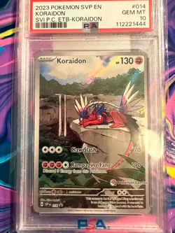 Mint low pop Only 200 in the world Pokemon Center Stamp Koraidon SVP014 - Image 1