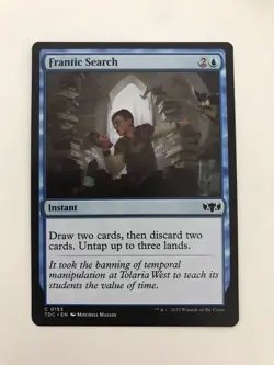 Frantic Search MTG Magic the Gathering Card NM Near Mint TDC - Image 1
