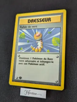 Carte Pokemon Rafale de vent 93/102 Edition 1 Set de Base wizards Francais VF - Image 2