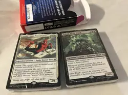 SDCC 2025 HASBRO MAGIC THE GATHERING SPIDER-MAN WELCOME DECK BLACK VENOM WHITE - Image 3