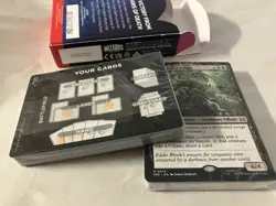 SDCC 2025 HASBRO MAGIC THE GATHERING SPIDER-MAN WELCOME DECK BLACK VENOM WHITE - Image 4
