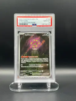 2025 POKEMON MEG EN-MEGA EVOLUTION ILLUSTRATION RARE #148 SPIRITOMB PSA 10 - Image 1