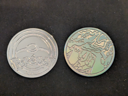 Mega Charizard X ex UPC Metal Coin - Pokemon free shipping mint - Image 1