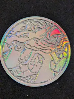 Mega Charizard X ex UPC Metal Coin - Pokemon free shipping mint - Image 2