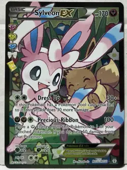 2016 Pokemon TGC Holo. Ultra Rare Radiant Collection Sylveon EX RC32/RC32 - Image 1
