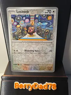 Lechonk 181/197 Sv03: Obsidian Flames Reverse Holo Pokemon TCG NM - Image 1