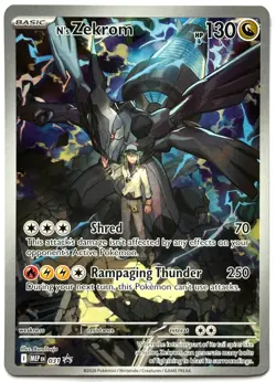 N's Zekrom 031 - Pokemon TCG -Mega Evolution Black Star Promo Holo - Image 1