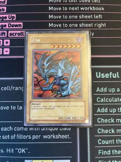 Yu-Gi-Oh! TCG Zoa TFK-001 Prismatic Secret Rare Holo Card Limited Edition NM - Image 1