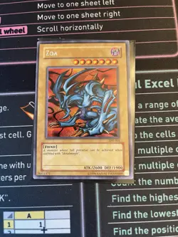 Yu-Gi-Oh! TCG Zoa TFK-001 Prismatic Secret Rare Holo Card Limited Edition NM - Image 2