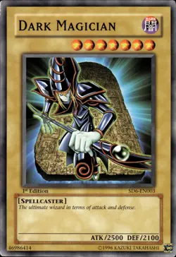 Dark Magician - 1st Edition SD6-EN003 - LP - YuGiOh - Image 1