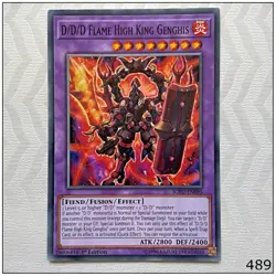 D/D/D Flame High King Genghis - SOFU-EN095 - Common 1st Edition Yugioh - Image 1