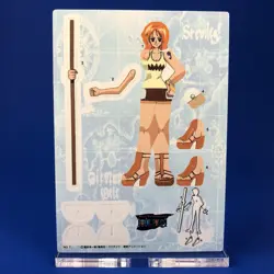 2002 Japan | ONE PIECE Amada (NAMI 07 Cutout Paper Doll) Rare CCG TCG Card - Image 1