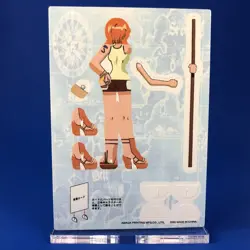 2002 Japan | ONE PIECE Amada (NAMI 07 Cutout Paper Doll) Rare CCG TCG Card - Image 2
