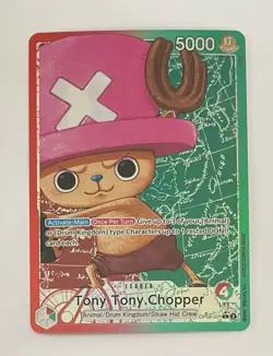 Tony Tony Chopper Alt Art Leader OP08-001 Two Legends English One Piece TCG - Image 1