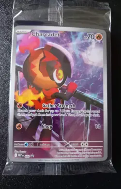 Pokemon TCG Charcadet Black Star Promo 022 Phantasmal Flames ETB Sealed Card - Image 1