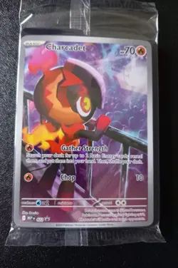 Pokemon TCG Charcadet Black Star Promo 022 Phantasmal Flames ETB Sealed Card - Image 2