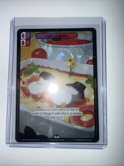 Vibes TCG Layer A Lasagna * ARCTIC FOIL * - Legend of the Lils Card # 127 - Image 1