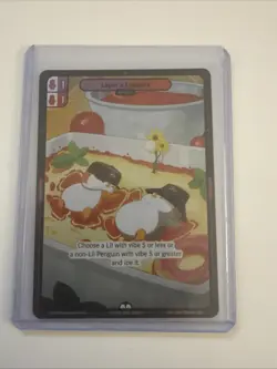 Vibes TCG Layer A Lasagna * ARCTIC FOIL * - Legend of the Lils Card # 127 - Image 2