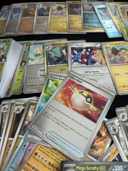 Pokemon TCG Ascended Heroes Bulk 70 + Shiny Cards Holo Poke + 200 Common Cards - Image 2