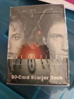 1996 Fox The X-Files Card Game 60-Card Sealed Starter Deck. Vintage Set - Image 1