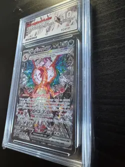 Pokemon TCG Charizard EX Card Scarlet Violet Obsidian Flames 223/197 Ace 10 - Image 3