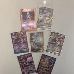Pokemon TCG Mewtwo 7-Card Lot Hidden Fates EX/GX Foil Full Art English - Image 1