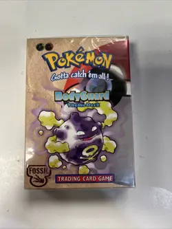 NEW SEALED Pokemon BodyGuard Fossil Theme Deck Trading Card Game 1999 - Image 1