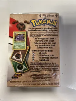 NEW SEALED Pokemon BodyGuard Fossil Theme Deck Trading Card Game 1999 - Image 3