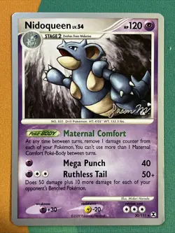 Pokemon Card - Nidoqueen - Jason Martinez (30/111) 2009 World Championships NM - Image 1