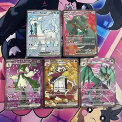 Pokemon TCG | Scarlet & Violet Paldea Evolved Full Art SR X5 Card Bundle - Image 1
