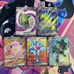 Pokemon TCG | Scarlet & Violet Twilight Masquerade Full Art SR X5 Card Bundle - Image 1