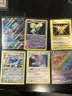 Pokemon Cards Mixed Lot - Zapdos Porygon-z Dialga Promo Uxie & More - Image 1