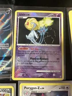 Pokemon Cards Mixed Lot - Zapdos Porygon-z Dialga Promo Uxie & More - Image 3