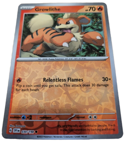Growlithe 030/198 SV1 Scarlet & Violet Base Reverse Holo Pokemon Trading Card (V - Image 1