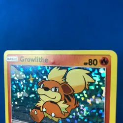 Growlithe 1/12 McDonalds 2018 Promo Holo Rare Pokemon Card HP DMG - Image 2