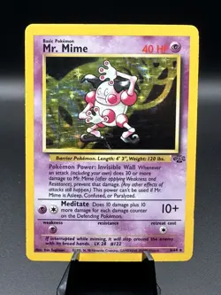 Mr. Mime 6/64 Holo Card Jungle Set 1999 Pokemon WOTC LP/MP - Image 1