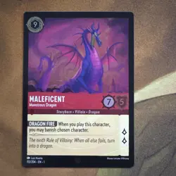 Maleficent - Monstrous Dragon 113/204 The First Chapter Cold Foil Disney Card - Image 1