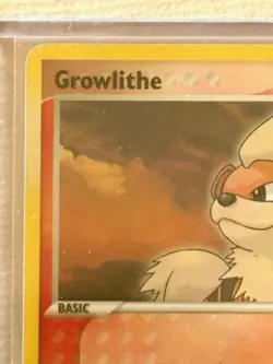 Growlithe 64/112 FireRed & LeafGreen Reverse Holo 2004 Pokemon Card - Image 3