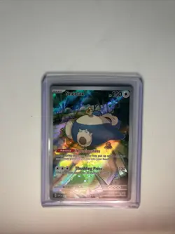 Pokemon TCG Snorlax 151 Scarlet Violet Promo Card LP To NM! - Image 1