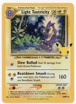 Light Toxtricity SWSH137 SWSH: Sword & Shield Promo Cards Holo - Image 1